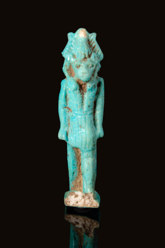 EGYPTIAN FAIENCE AMULET OF SEKHMET

 Late Period, Ca. 688-332 BC An Egyptian g...