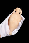 LARGE GREEK ALABASTER AMPHORISKOS

 Ca. 300 BC An alabaster amphoriskos perfume bottle with a tapering body, sharp shoulder and twin flattened angul...
