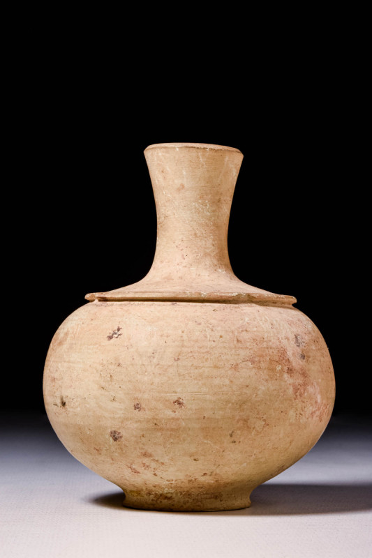 AMLASH POTTERY JAR

 Ca. 1200 - 800 BC An Amlash hand-built redware pottery ja...