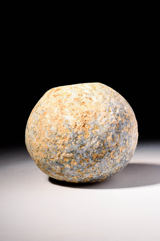 MESOPOTAMIAN STONE MACE HAED

 Ca. 3000 - 2500 BC A Mesopotamian carved stone ...