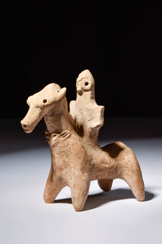 SYRO HITTITE STATUETTE OF HORSE AND A RIDER

 Ca. 3000 - 2000 BC A Syro-Hittit...