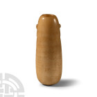 Egyptian Alabaster Alabastron with Vestigial Lug Handles