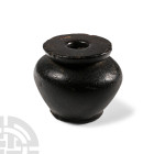 Egyptian Black Stone Kohl Vessel