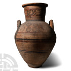 Very Large Cypriot Terracotta Amphora