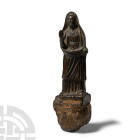 Graeco-Roman Bronze Statuette of a Draped Female