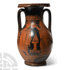 Greek South Italian Red-Figure Pelike with Presentation Scene