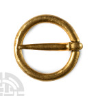 Medieval 'Published' Gold Annular Brooch