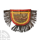 Spanish Military Banner Made from a Fragment of Nasrid Granada Embroidery