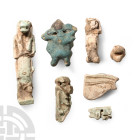 Egyptian Faience Amulet Group