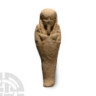 Egyptian White Faience Shabti