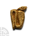 Egyptian Gold Uraeus Appliqué