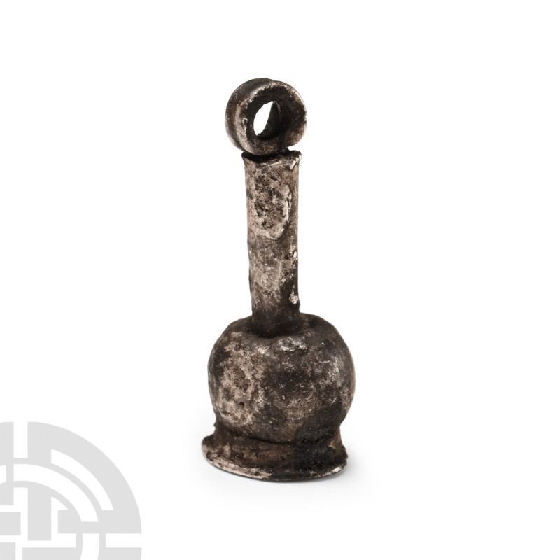 Late Period, 664-332 B.C.. With bulb and disc finial, integral shank and gussete...