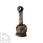 Egyptian Silver Poppy Head Amulet