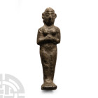 Phoenician Bronze Statuette of a Naked Female