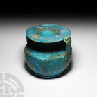 Egyptian Turquoise Faience Amphora