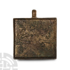 Byzantine Decorated Bronze Weight