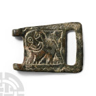Bronze Plaque with Lion