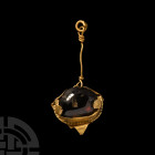 Byzantine Gold Garnet Set Pendant