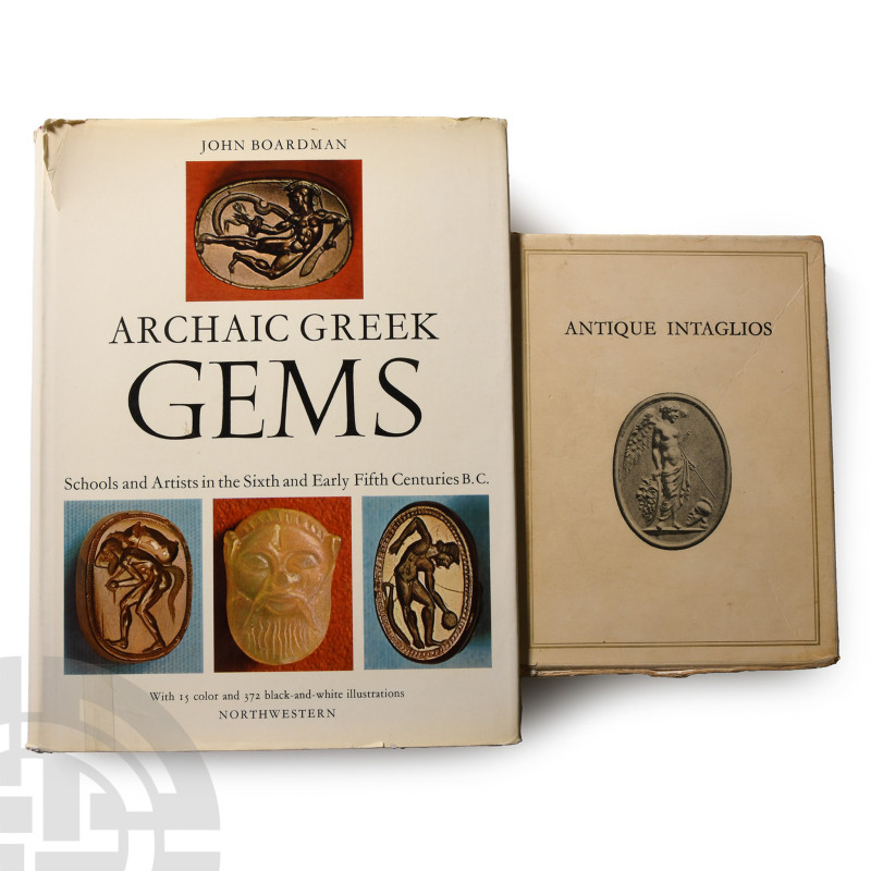 1968-1976 A.D.. John Boardman - Archaic Greek gems - Evanston, 1968, hardback wi...