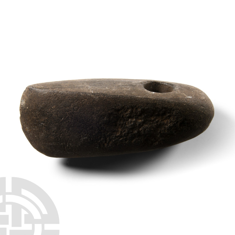 Neolithic Period, 4th-3rd millennium B.C.. With rounded butt and rectangular sec...