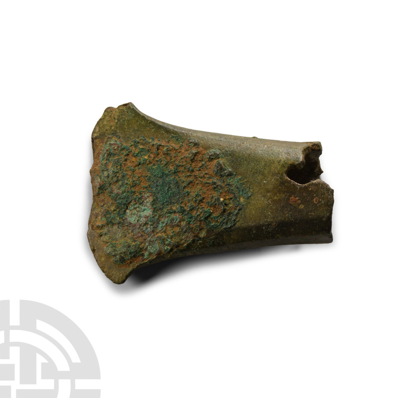 2nd-1st millennium B.C.. Fragment comprising the hollow-formed body of the blade...