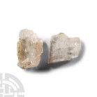 Natural History - Historic Ulexite mineral Specimen Group.