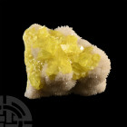 Natural History - Historic 'Sicily, Italy' Sulphur Mineral Specimen.
