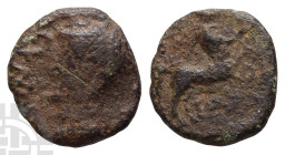 Celtic Britannia. The Catuvellauni, Cunobelin AE Unit. Early 1st century AD.