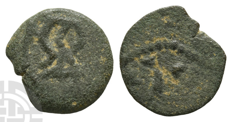 Judaea, Herodians, Herod I AE Prutah. 40-4 BCE. Tripod / Diadem. Meshorer 54; He...