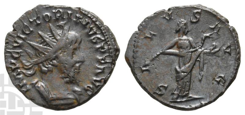 Victorinus, Romano-Gallic Emperor BI Antoninianus. AD 269-271. IMP C VICTORINVS ...