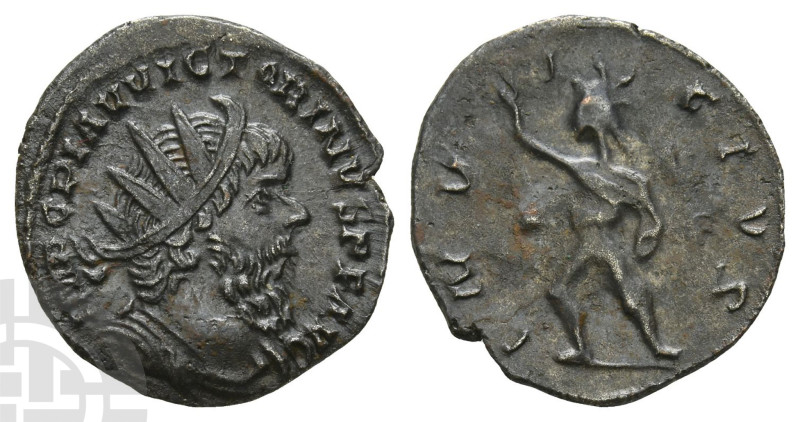 Victorinus, Romano-Gallic Emperor BI Antoninianus. AD 269-271. IMP C PIAV VICTOR...