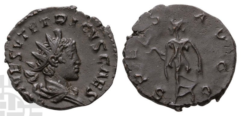 Tetricus II, as Caesar BI Antoninianus. AD 273-274. C PIV ESV TETRICVS CAES, rad...