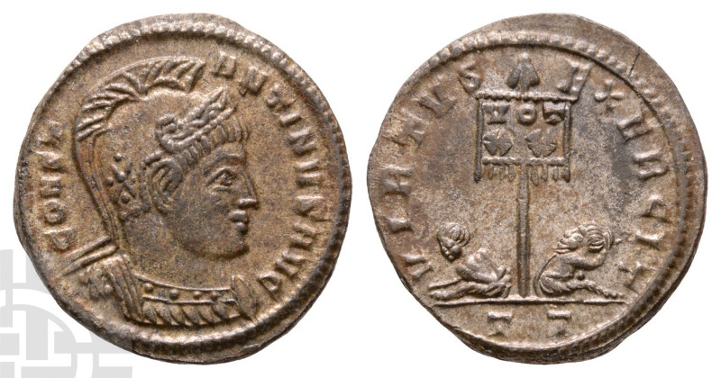 Constantine I 'the Great' BI Nummus. AD 307/310-337. CONST-ANTINVS AVG, helmeted...