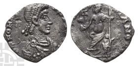 Honorius AR Siliqua. AD 393-423.