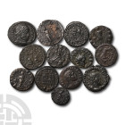 Roman Imperial AE Coins in Various Denominations [13]. 3rd-4th century AD.