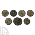 Roman Imperial AE Nummi of Constantinian Family [7]. 3rd-4th century AD.