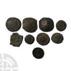 Greek, Roman Imperial and Byzantine AE Coins Group [9]. 3rd century BC-10th century AD.