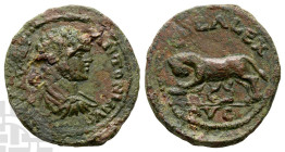Caracalla Æ 26mm of Alexandria, Troas. AD 198-217.