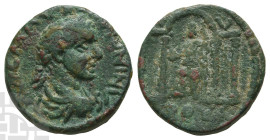 Published at RPC Online - Elagabalus 22mm of Esbus, Decapolis. AD 218-222.