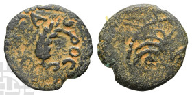 Judaea. Procurators. Marcus Ambibulus AE Prutah. 9-12 CE.