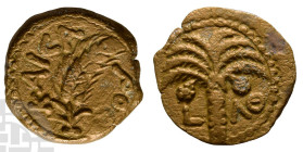 Judaea, Procurators. Marcus Ambibulus AE Prutah. 9-12 CE.