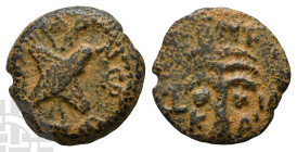 Judaea, Procurators. Antonius Felix AE Prutah. 52-59 CE.