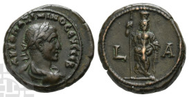 Maximinus I Potin Tetradrachm of Alexandria, Egypt. AD 235-238.
