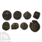 Byzantine Coins - AE Follis Group. 5th-11th century AD.