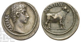 Electrotype of Augustus AR Denarius. 21-20 BC.