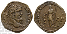 Electrotype of Pertinax AE Sestertius. AD 193.