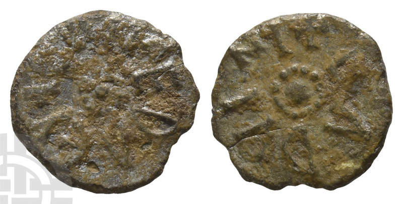 Anglo-Saxon. Kings of Northumbria, Eadred AE Styca. Circa 810-830. [..]RED REX w...