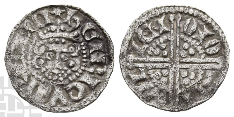 England. Plantagenet, Henry III AR Penny. 1247-1272. HENRICVS REX III, crowned f...