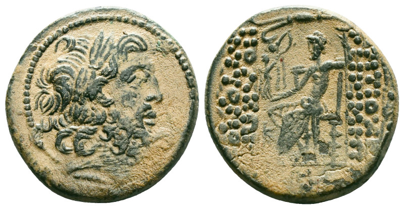 SYRIA, Seleucis and Pieria. Antioch, 1st century BC. Ae . Laureate head of Zeus ...