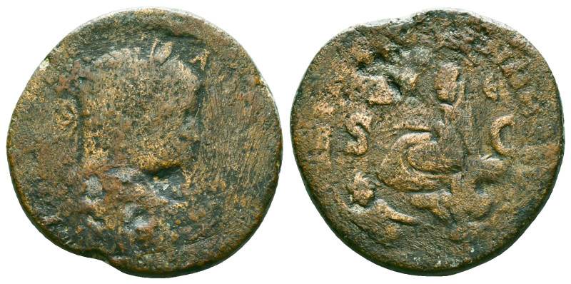 SYRIA, Seleucis and Pieria. Antioch. Elagabalus. AD 218-222. Æ 8 Assaria . Laure...